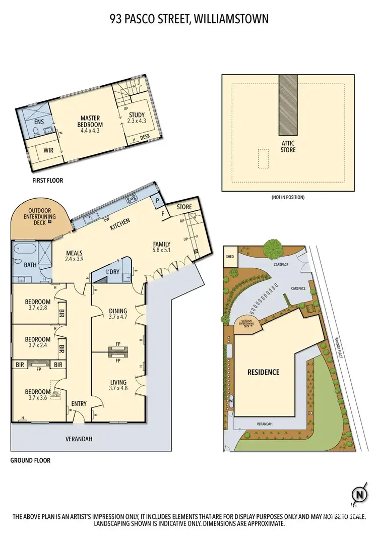 Floorplan of Homely house listing, 93 Pasco Street, Williamstown VIC 3016