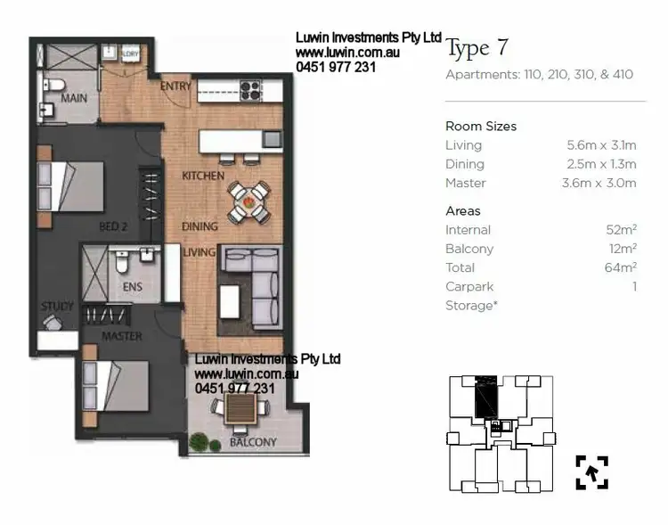 Floorplan of Homely apartment listing, 109 Chalk Street, Lutwyche QLD 4030