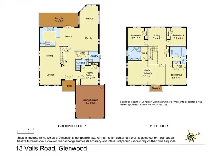 Floorplan of Homely house listing, 13 Valis Road, Glenwood NSW 2768