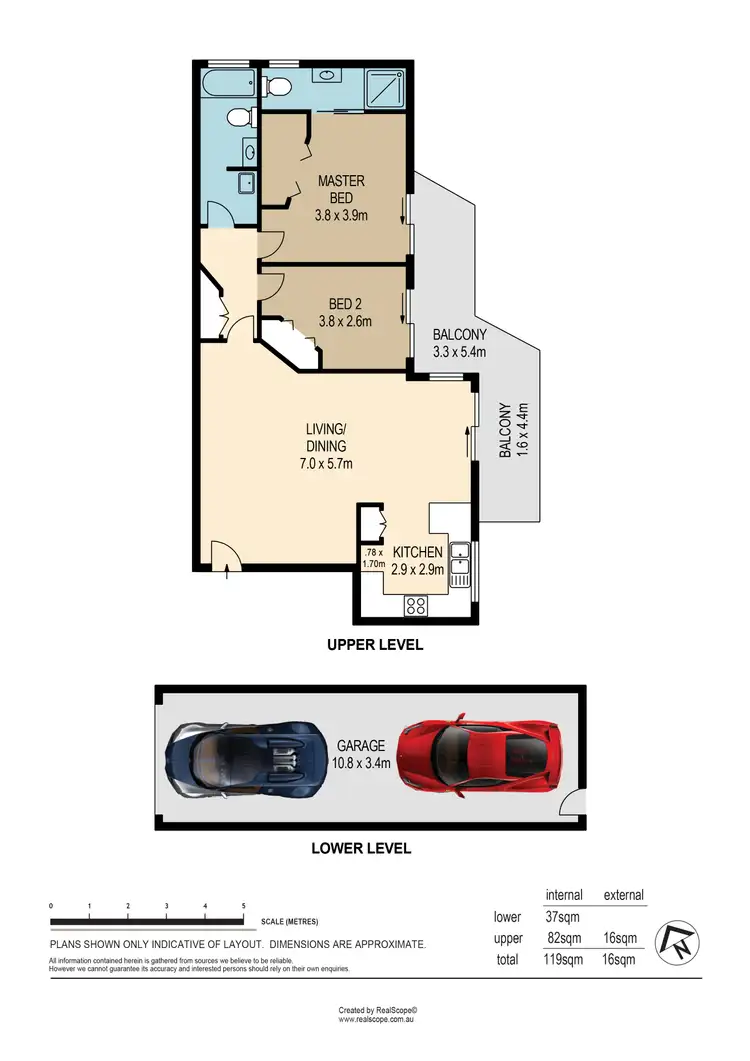 Floorplan of Homely apartment listing, 3/16 Armadale Street, St Lucia QLD 4067