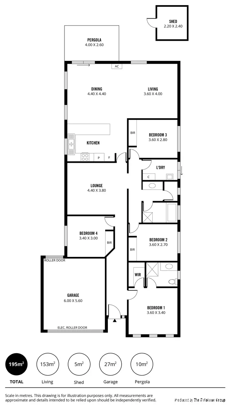 Floorplan of Homely house listing, 14 Coonawarra Avenue, Andrews Farm SA 5114