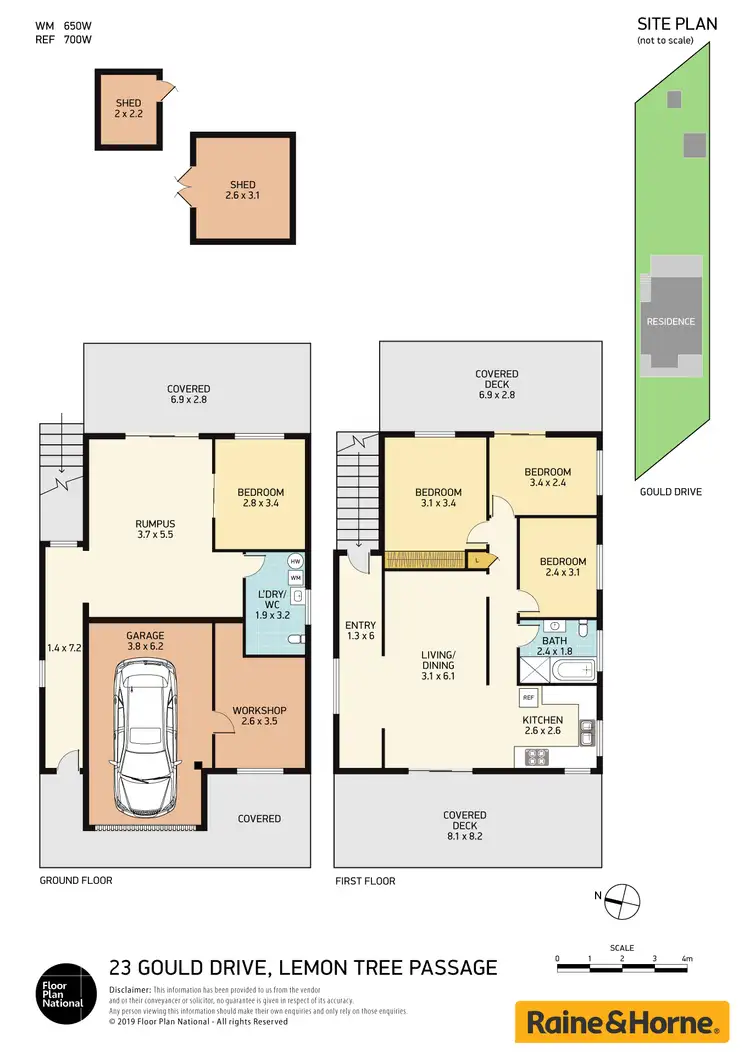 Floorplan of Homely house listing, 23 Gould Drive, Lemon Tree Passage NSW 2319