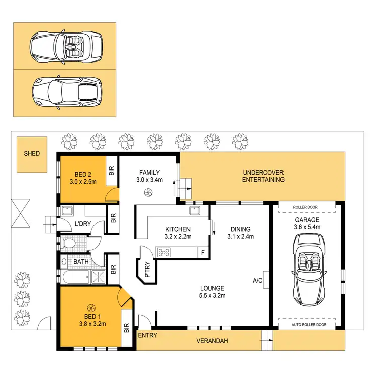 Floorplan of Homely house listing, 69 Rosetta Village, 1-27 Maude St, Encounter Bay SA 5211