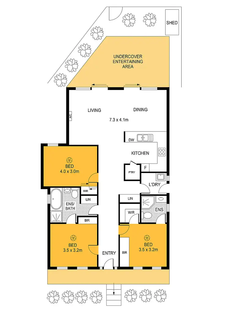 Floorplan of Homely house listing, 4 Henry Street, Port Elliot SA 5212
