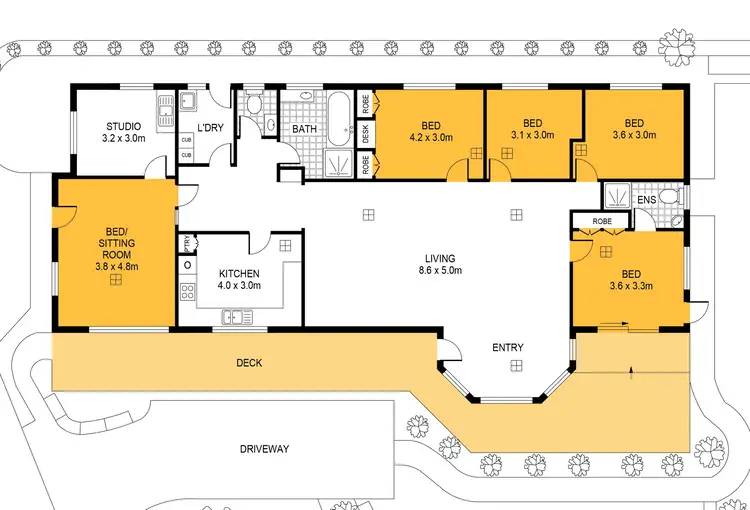 Floorplan of Homely house listing, 11 Clive Avenue, Encounter Bay SA 5211