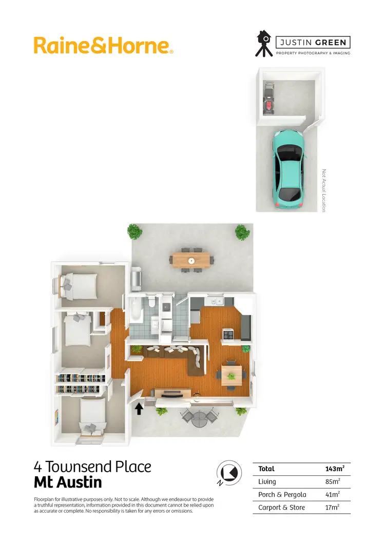 Floorplan of Homely house listing, 4 Townsend Place, Mount Austin NSW 2650