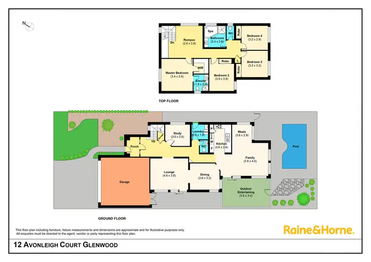 Floorplan of Homely house listing, 12 Avonleigh Court, Glenwood NSW 2768