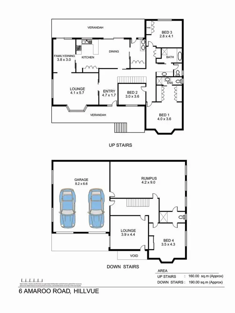 Floorplan of Homely house listing, 6 Amaroo Road, Tamworth NSW 2340