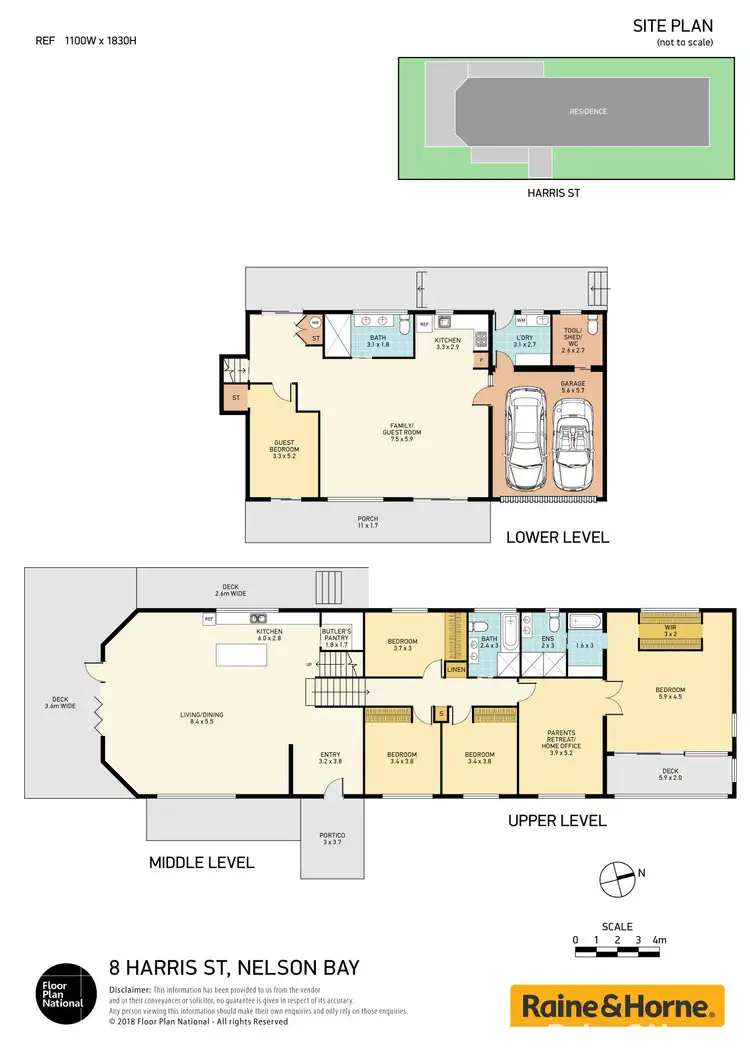 Floorplan of Homely house listing, 8 Harris Street, Nelson Bay NSW 2315