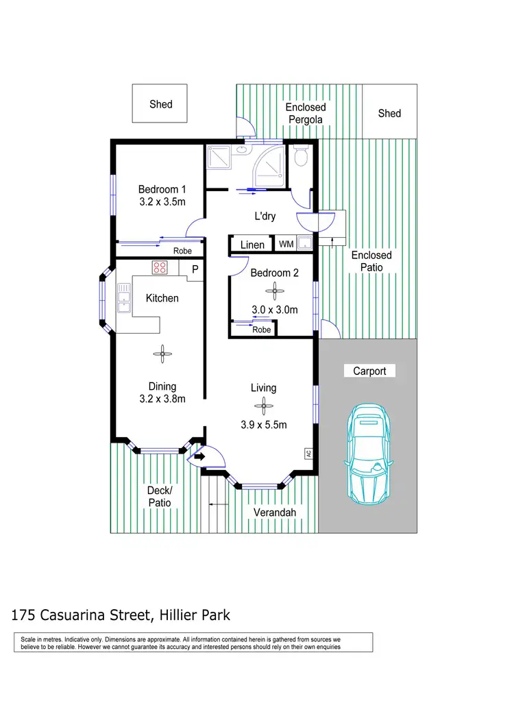 Floorplan of Homely house listing, 175/ 36 Hillier Road, Hillier SA 5116