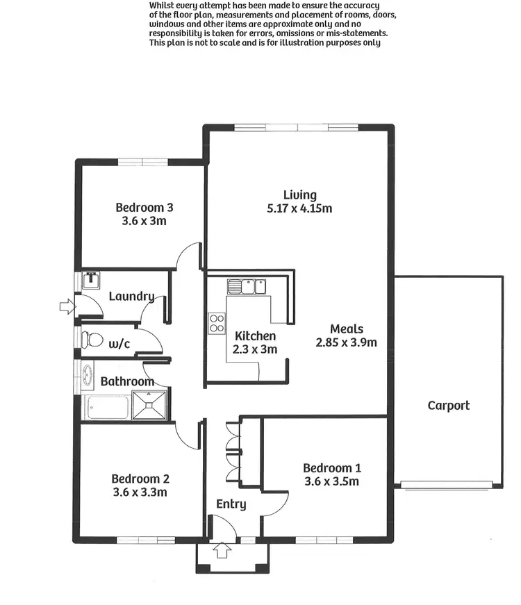 Floorplan of Homely house listing, 19 Hawke Place, Murray Bridge SA 5253