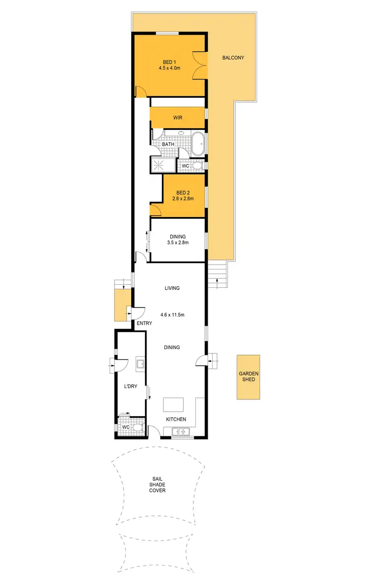 Floorplan of Homely house listing, 64 Wishart Crescent, Encounter Bay SA 5211