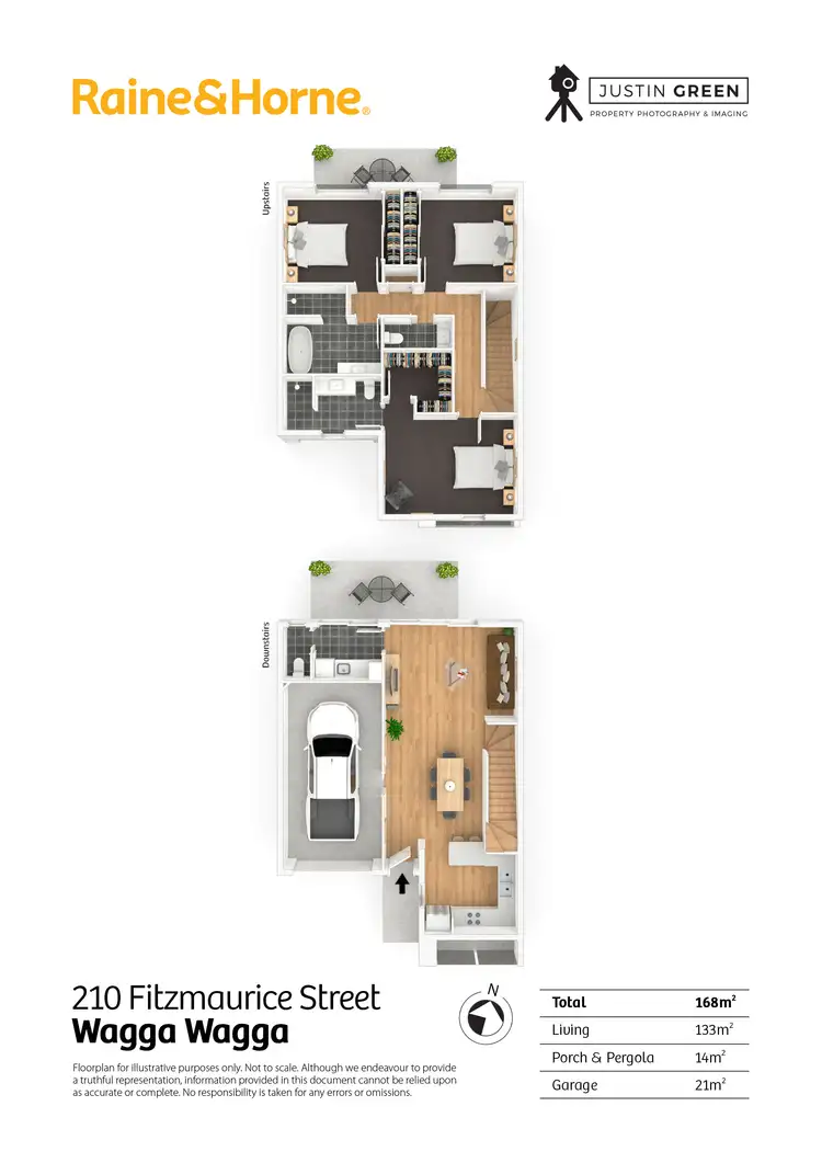 Floorplan of Homely townhouse listing, 6/210 Fitzmaurice Street, Wagga Wagga NSW 2650