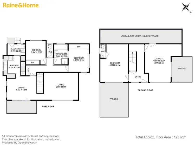 Floorplan of Homely unit listing, 3/88 Arthur Street, West Hobart TAS 7000