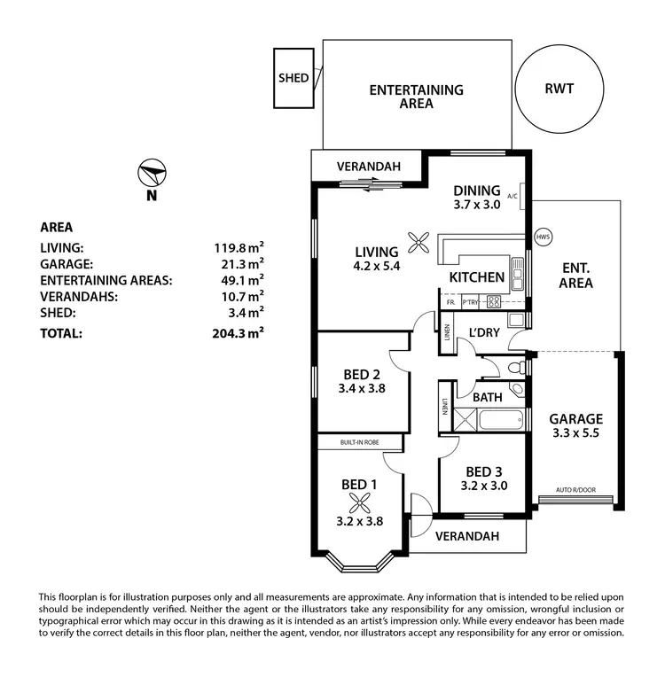 Floorplan of Homely house listing, 9/17 Edinburgh Road, Strathalbyn SA 5255