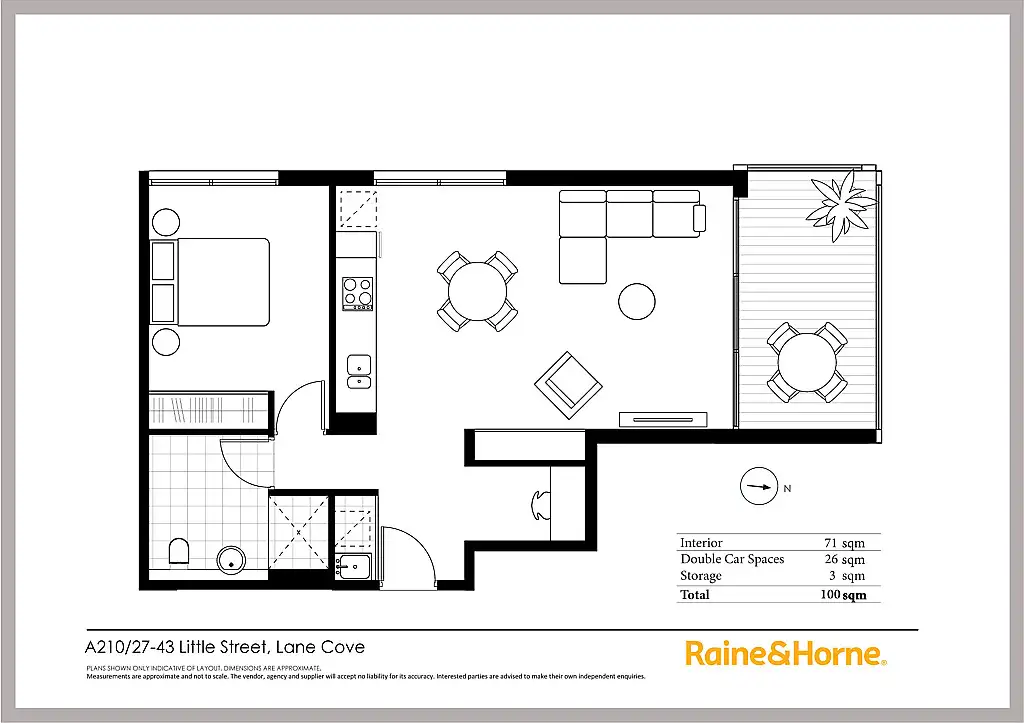 Floorplan of Homely house listing, A210/27-43 Little Street, Lane Cove NSW 2066