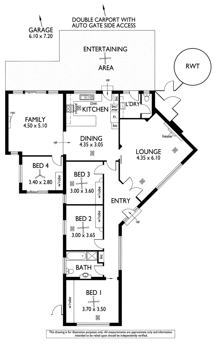 Floorplan of Homely house listing, 14 Elm Terrace, Glenelg North SA 5045