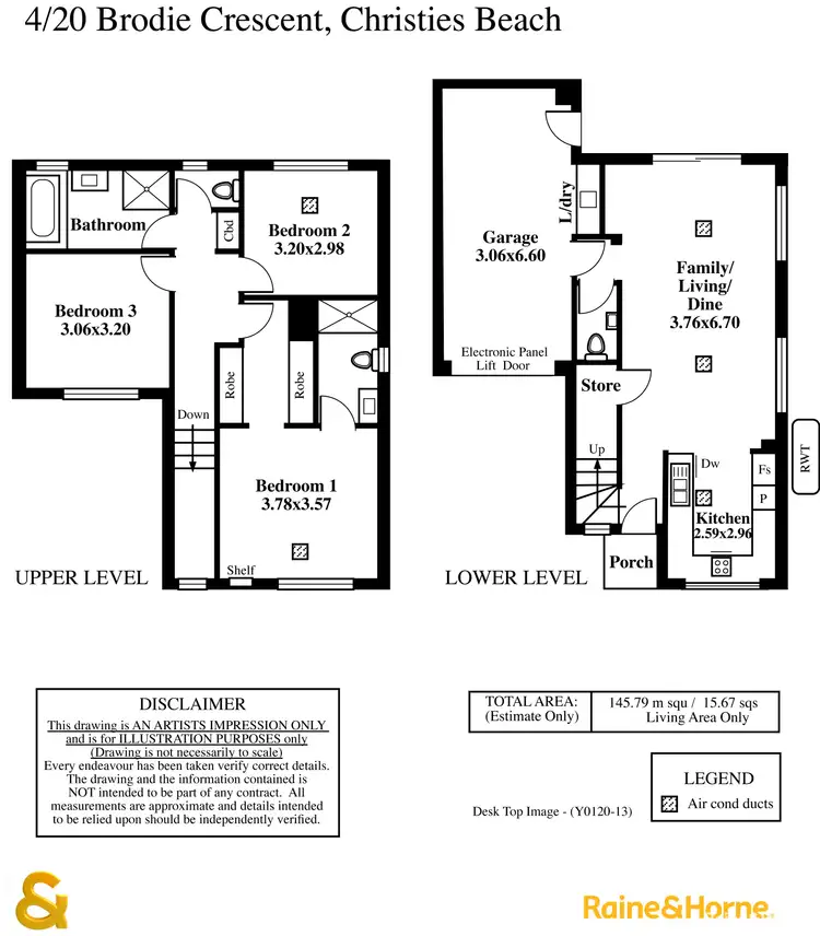 Floorplan of Homely townhouse listing, 4/20 Brodie Crescent, Christies Beach SA 5165
