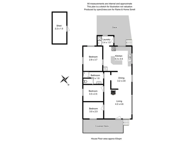 Floorplan of Homely house listing, 17 Erica Road, Primrose Sands TAS 7173