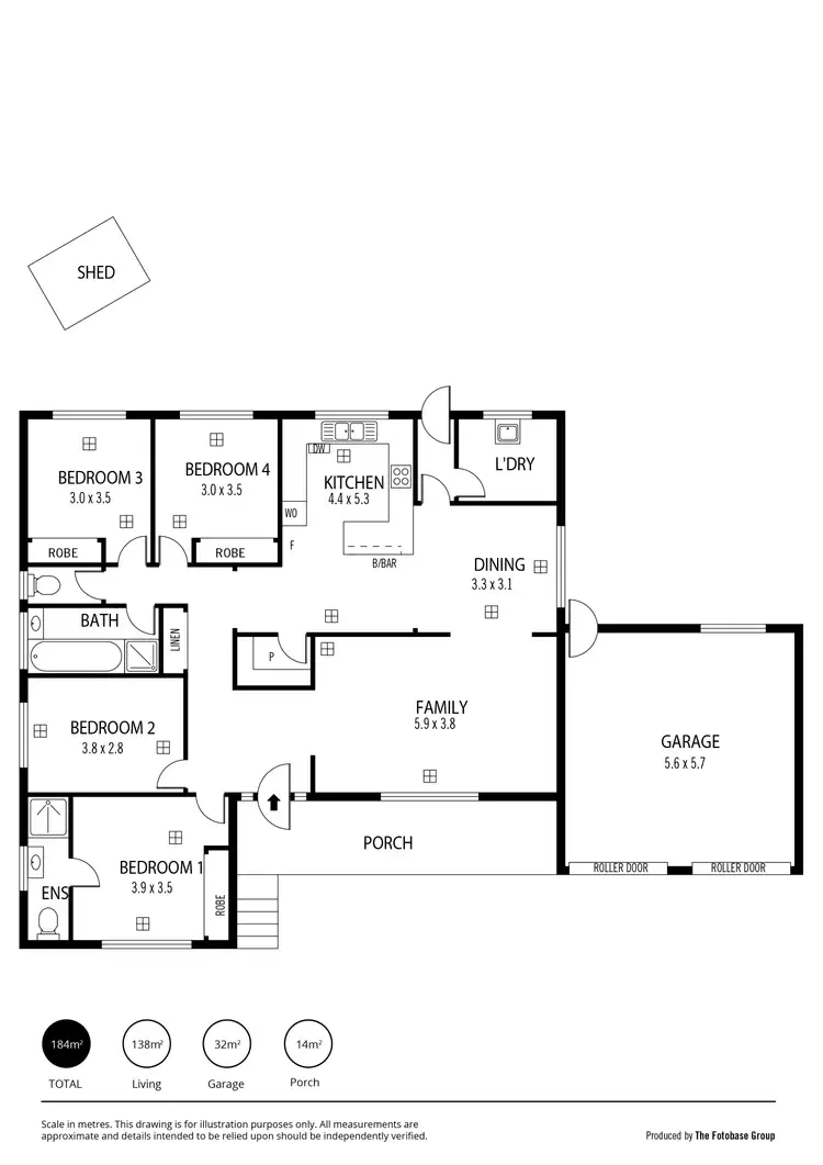 Floorplan of Homely house listing, 5 Otama Road, Fairview Park SA 5126