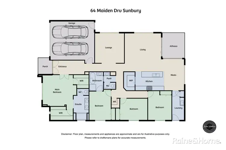 Floorplan of Homely house listing, 64 Maiden Drive, Sunbury VIC 3429