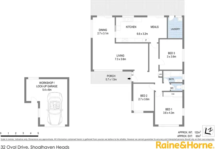 Floorplan of Homely house listing, 32 Oval Drive, Shoalhaven Heads NSW 2535