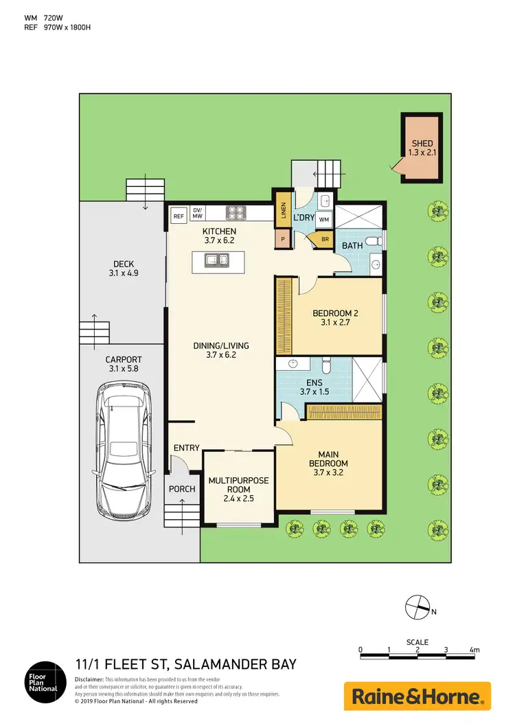 Floorplan of Homely house listing, 11/1 Fleet Street,, Salamander Bay NSW 2317