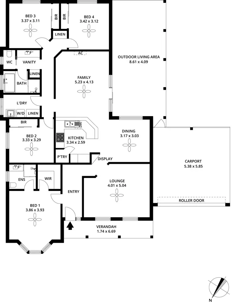 Floorplan of Homely house listing, 33 Strathmont Drive, Strathalbyn SA 5255