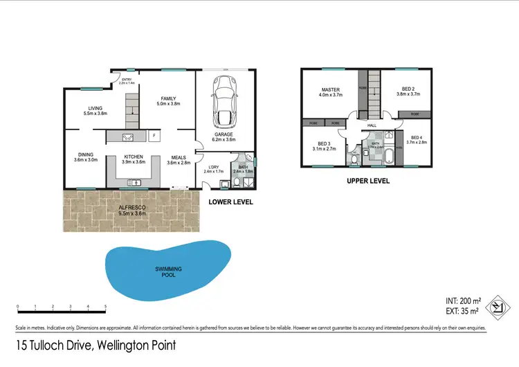 Floorplan of Homely house listing, 15 Tulloch Drive, Wellington Point QLD 4160