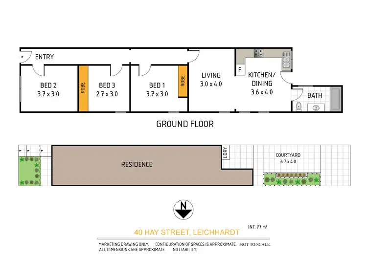 Floorplan of Homely house listing, 40 Hay Street, Leichhardt NSW 2040