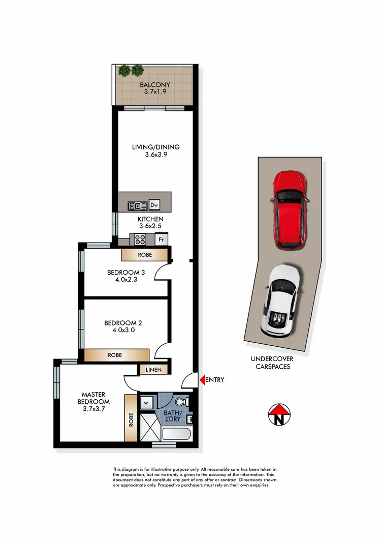 Floorplan of Homely apartment listing, 8/9 Edward Street, Bondi Beach NSW 2026