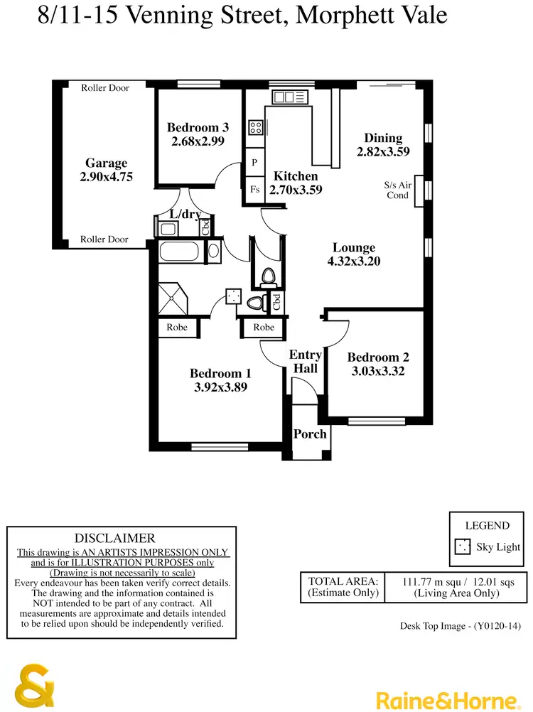 Floorplan of Homely unit listing, 8/11-15 Venning Street, Morphett Vale SA 5162