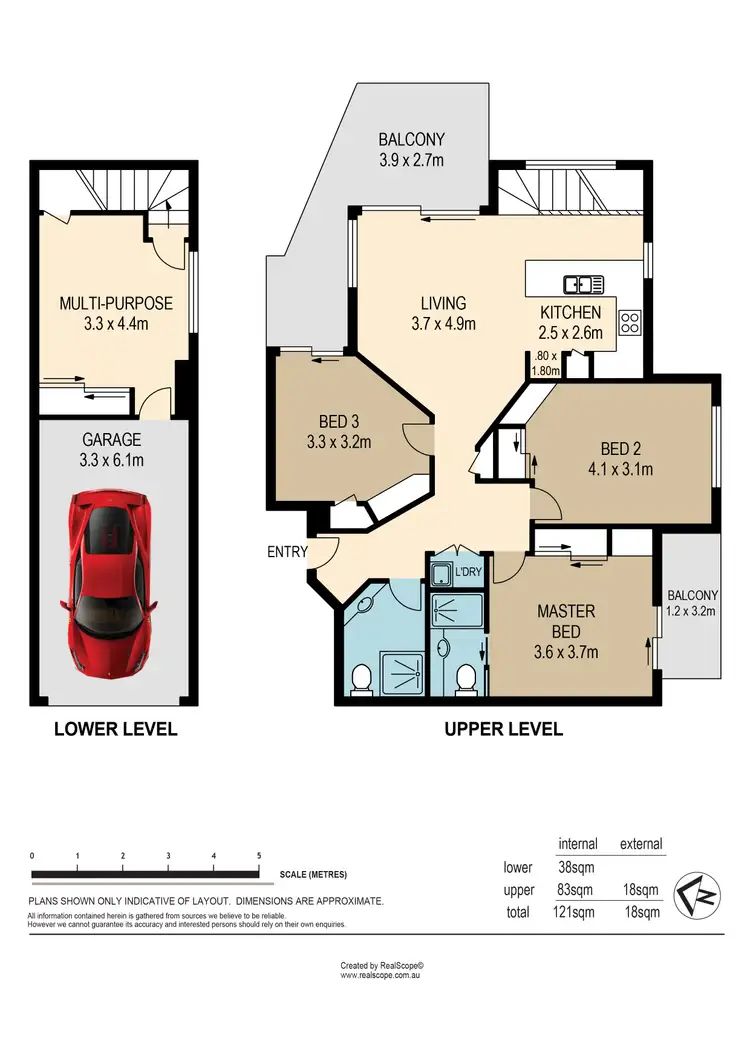 Floorplan of Homely apartment listing, 2/260 Sir Fred Schonell Drive, St Lucia QLD 4067