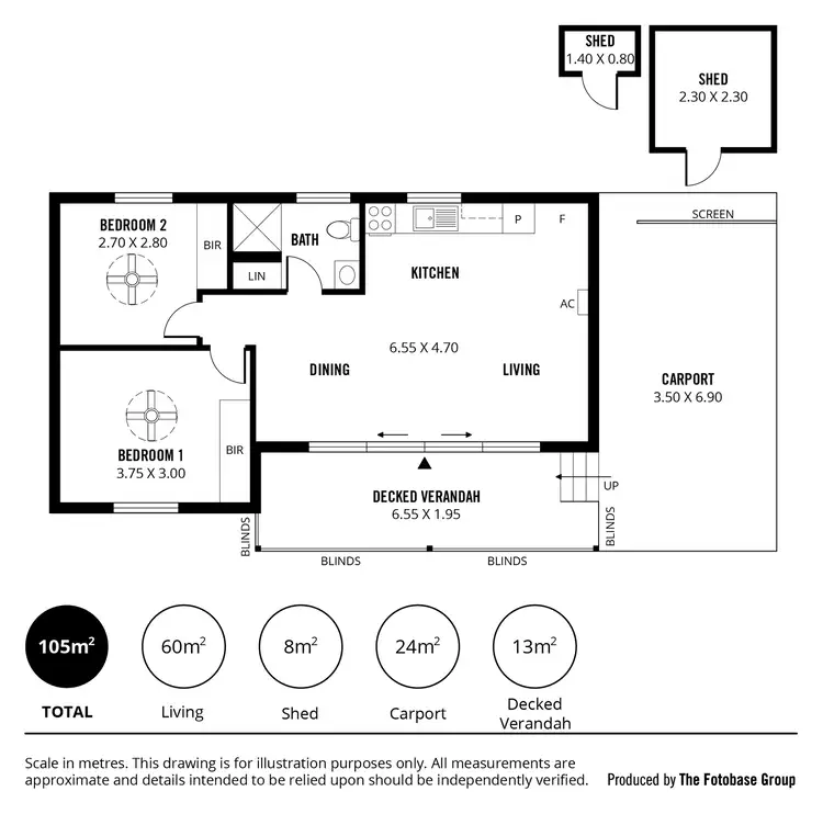Floorplan of Homely retirement listing, Site 62 Woodcroft Tourist Park, Woodcroft SA 5162