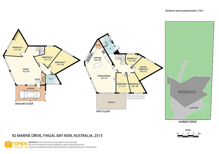 Floorplan of Homely house listing, 92 Marine Drive, Fingal Bay NSW 2315
