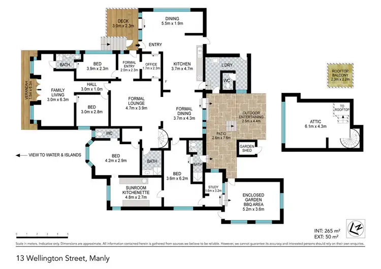 Floorplan of Homely house listing, 13 WELLINGTON STREET, Manly QLD 4179