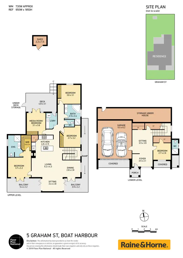 Floorplan of Homely house listing, 5 Graham Street, Boat Harbour NSW 2316
