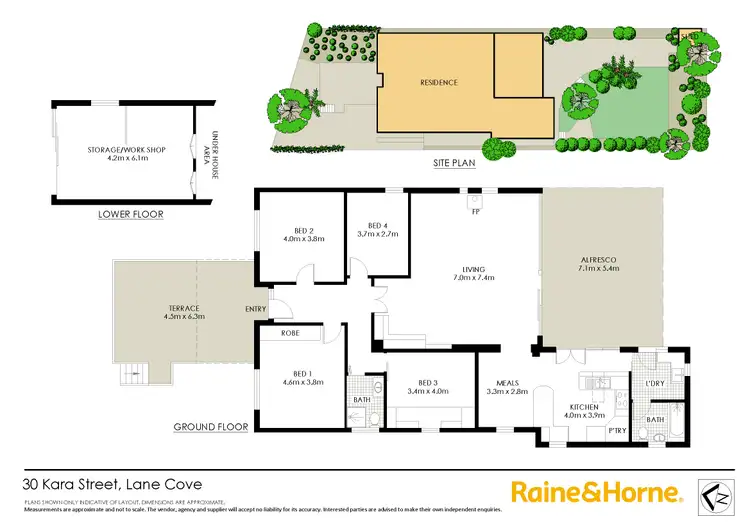Floorplan of Homely house listing, 30 Kara Street, Lane Cove NSW 2066