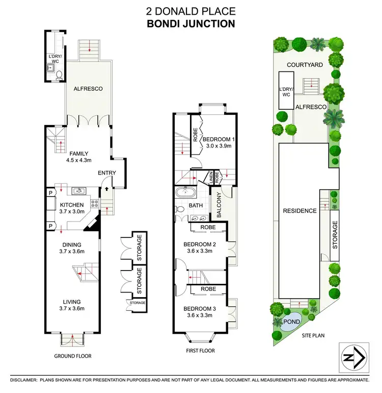 Floorplan of Homely house listing, 2 Donald Place, Bondi Junction NSW 2022