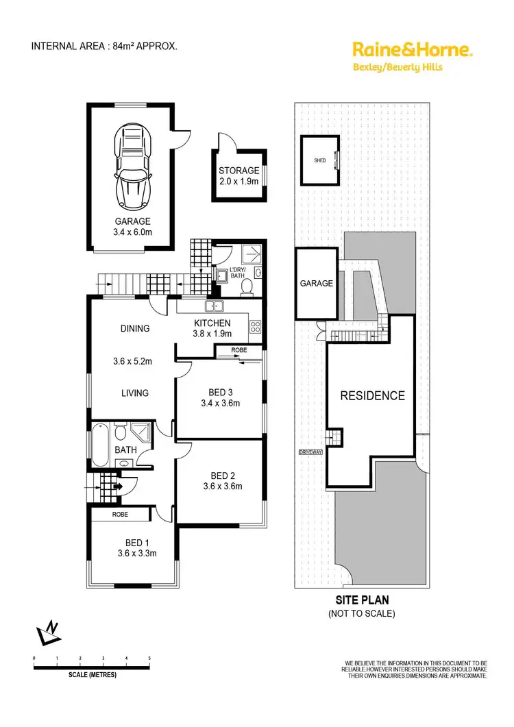 Floorplan of Homely house listing, 6 Poole Street, Kingsgrove NSW 2208