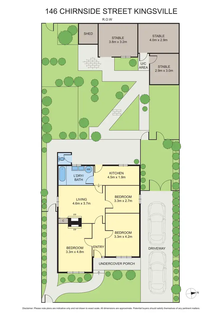 Floorplan of Homely house listing, 146 Chirnside Street, Kingsville VIC 3012
