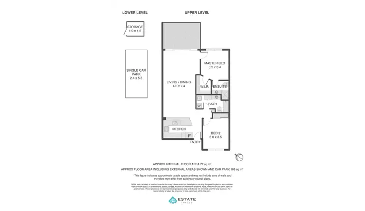 Floorplan of Homely apartment listing, 12/38 Vincent Street, Indooroopilly QLD 4068