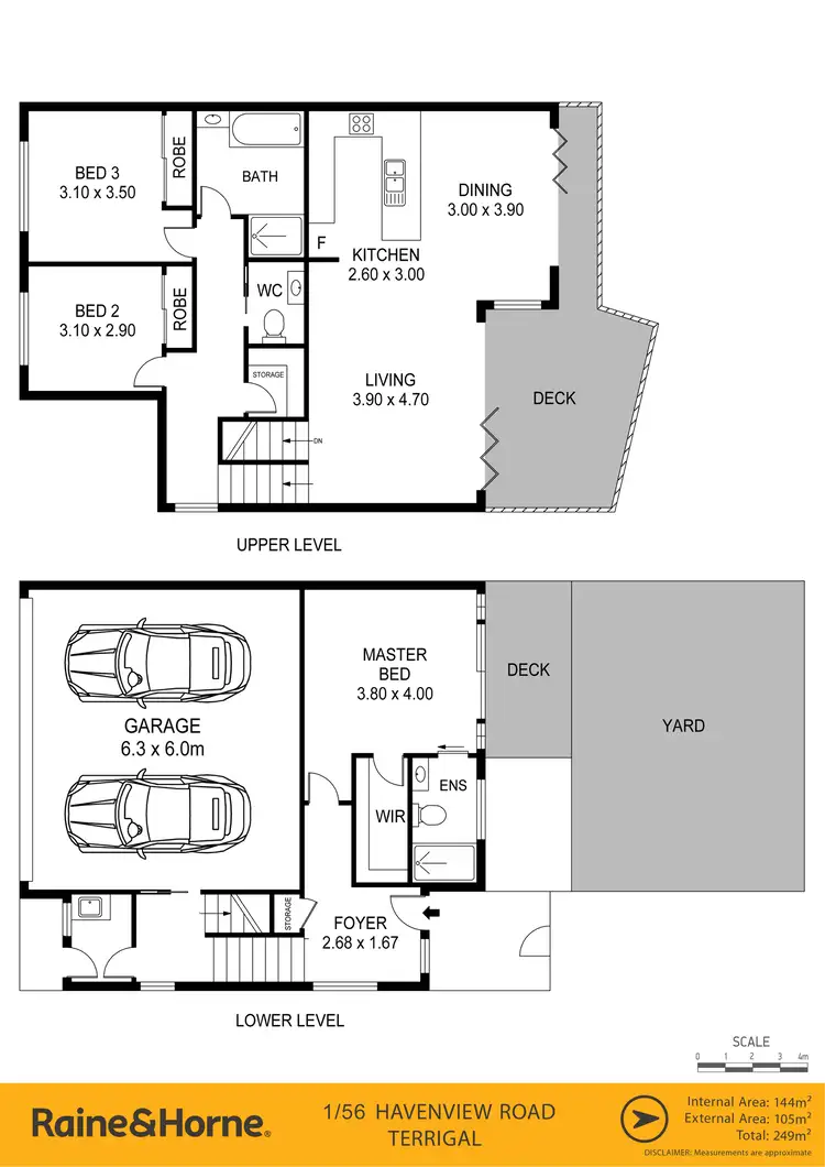 Floorplan of Homely townhouse listing, 1/56-58 Havenview Road, Terrigal NSW 2260