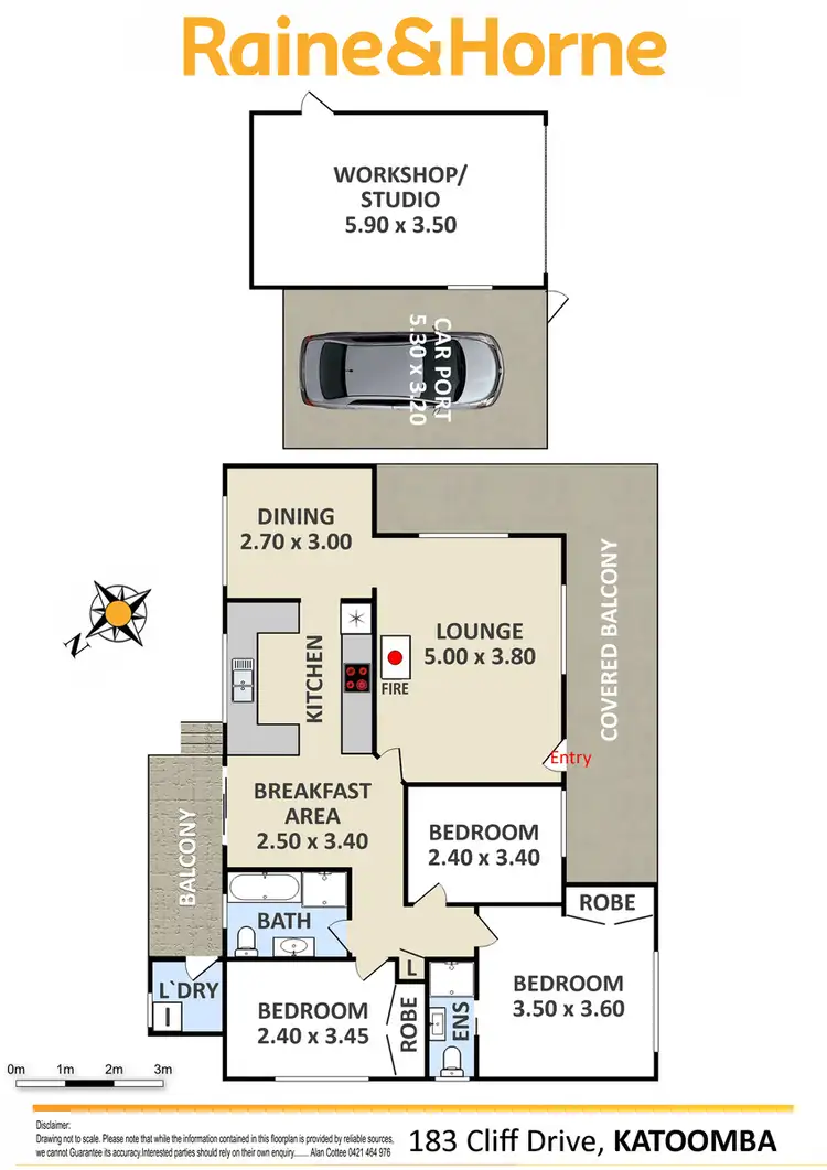 Floorplan of Homely house listing, 183 Cliff Drive, Katoomba NSW 2780