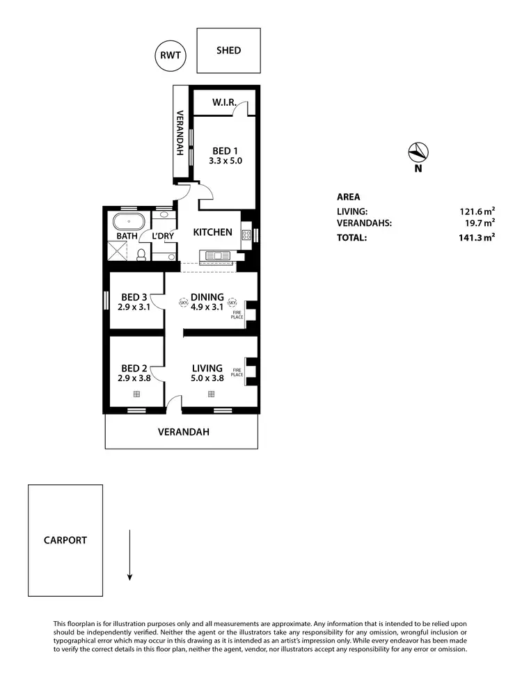 Floorplan of Homely house listing, 40 Watson Street, Milang SA 5256
