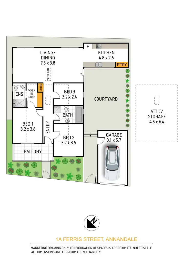 Floorplan of Homely house listing, 1A Ferris Street, Annandale NSW 2038