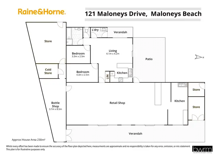 Floorplan of Homely house listing, 121 Maloneys Drive, Maloneys Beach NSW 2536