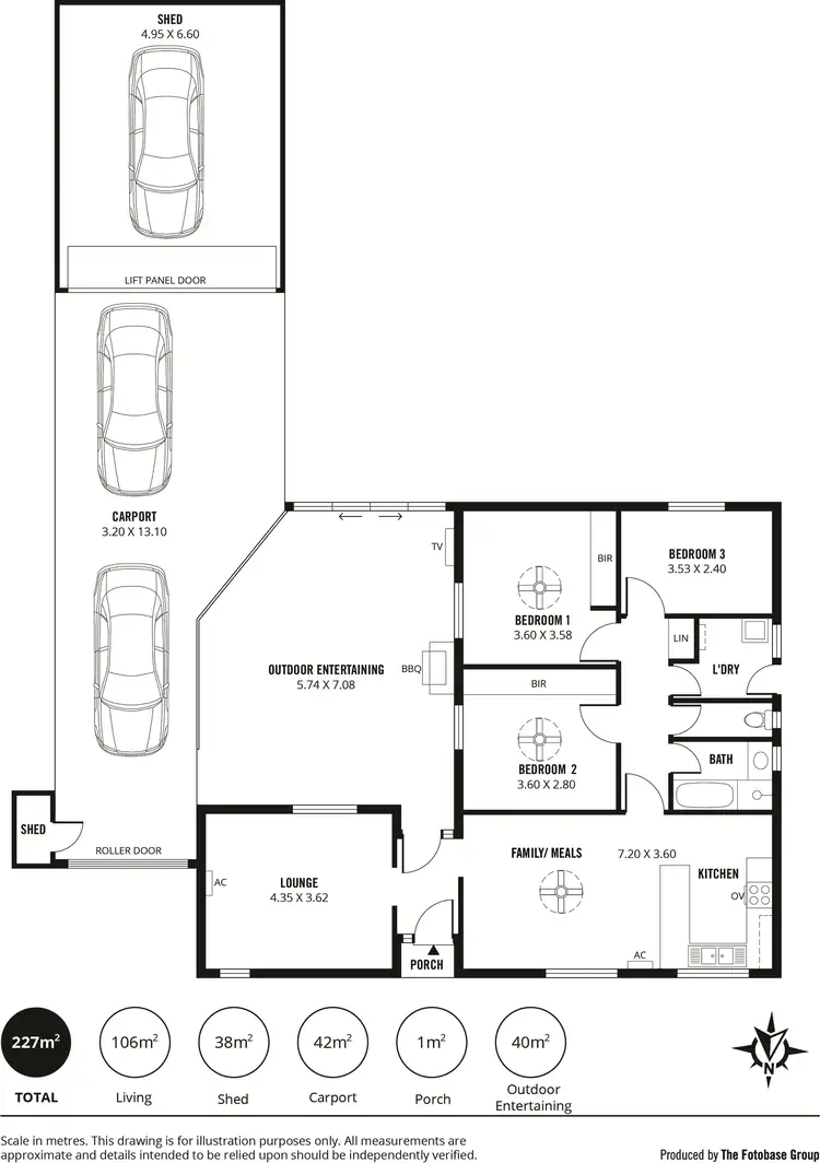 Floorplan of Homely house listing, 42 Parramatta Drive, Morphett Vale SA 5162