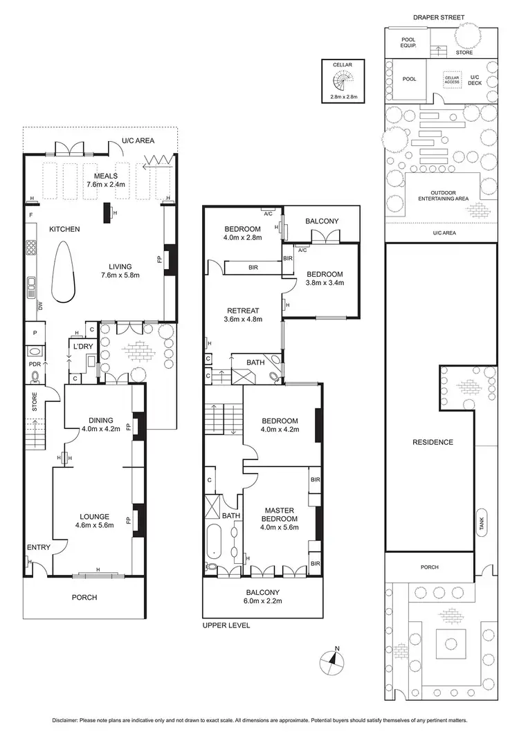 Floorplan of Homely house listing, 36 St Vincent Place North, Albert Park VIC 3206