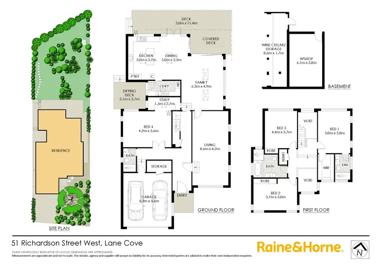 Floorplan of Homely house listing, 51 Richardson Street West, Lane Cove NSW 2066